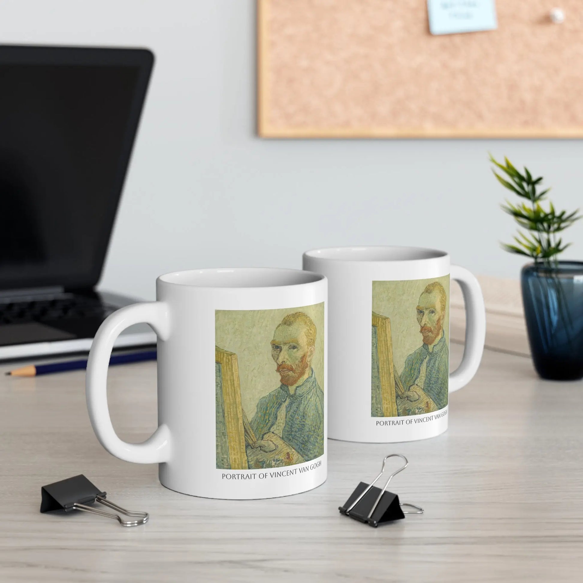 Van Gogh self portrait coffee mug