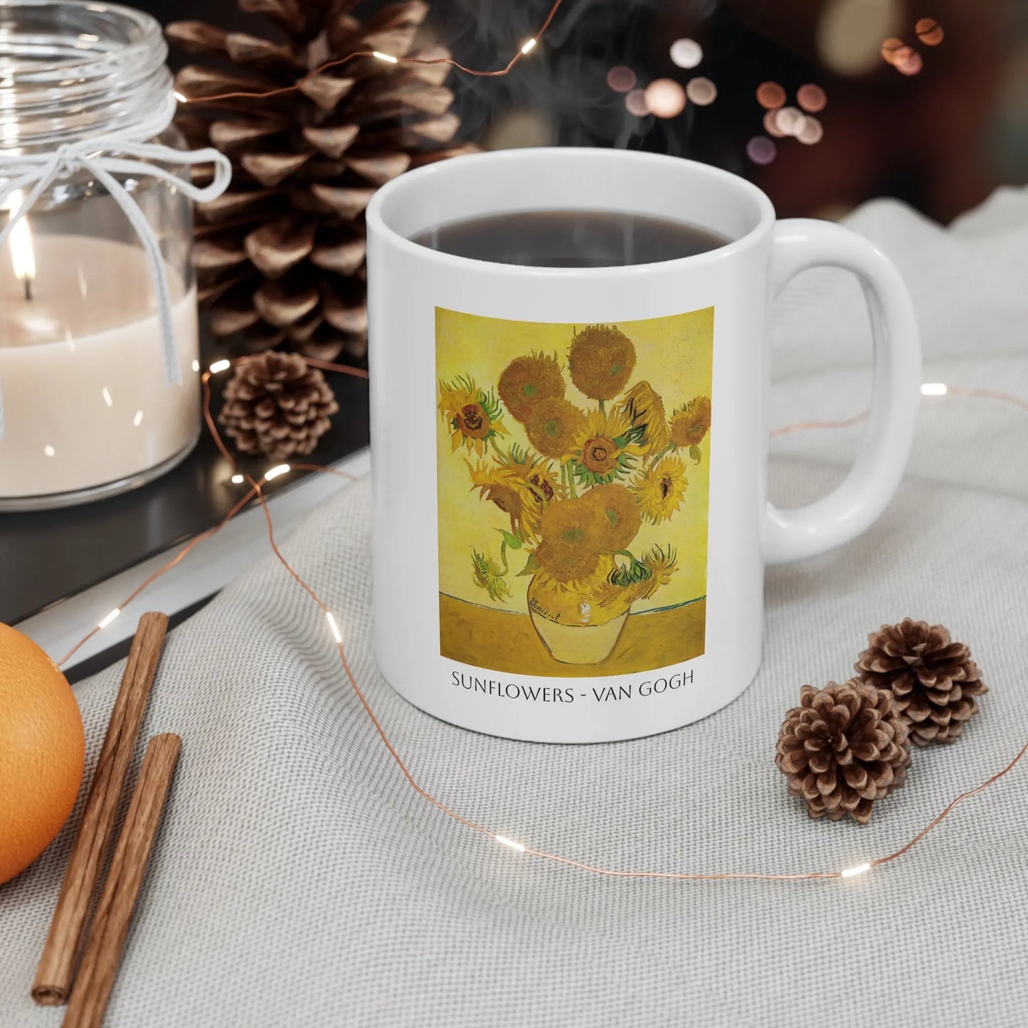 Van Gogh Sunflowers Mug