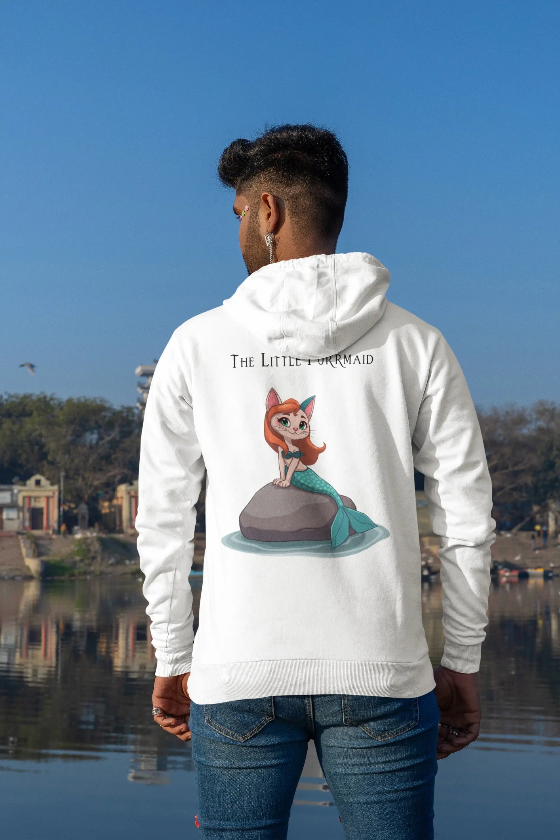 little purrmaid water hoodie