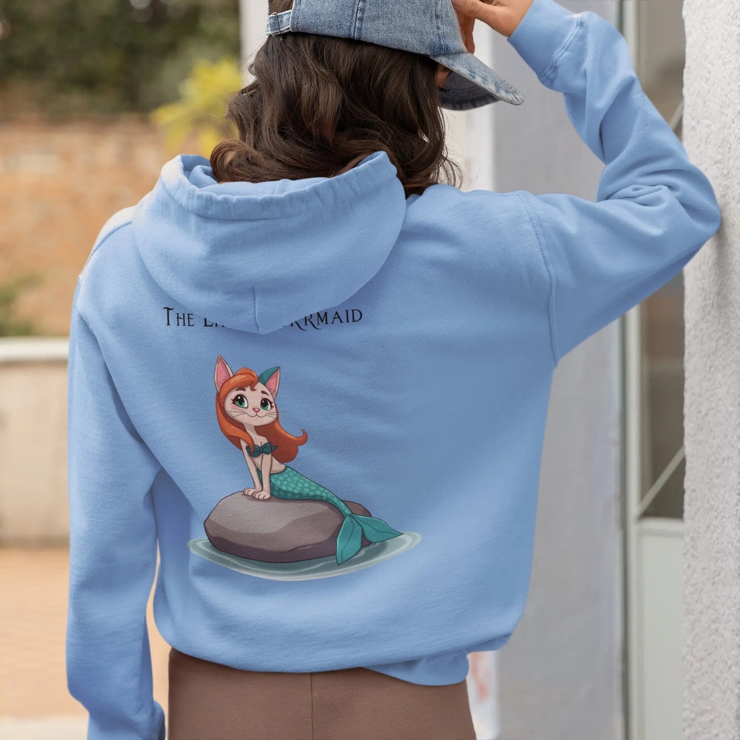 little purrmaid water hoodie