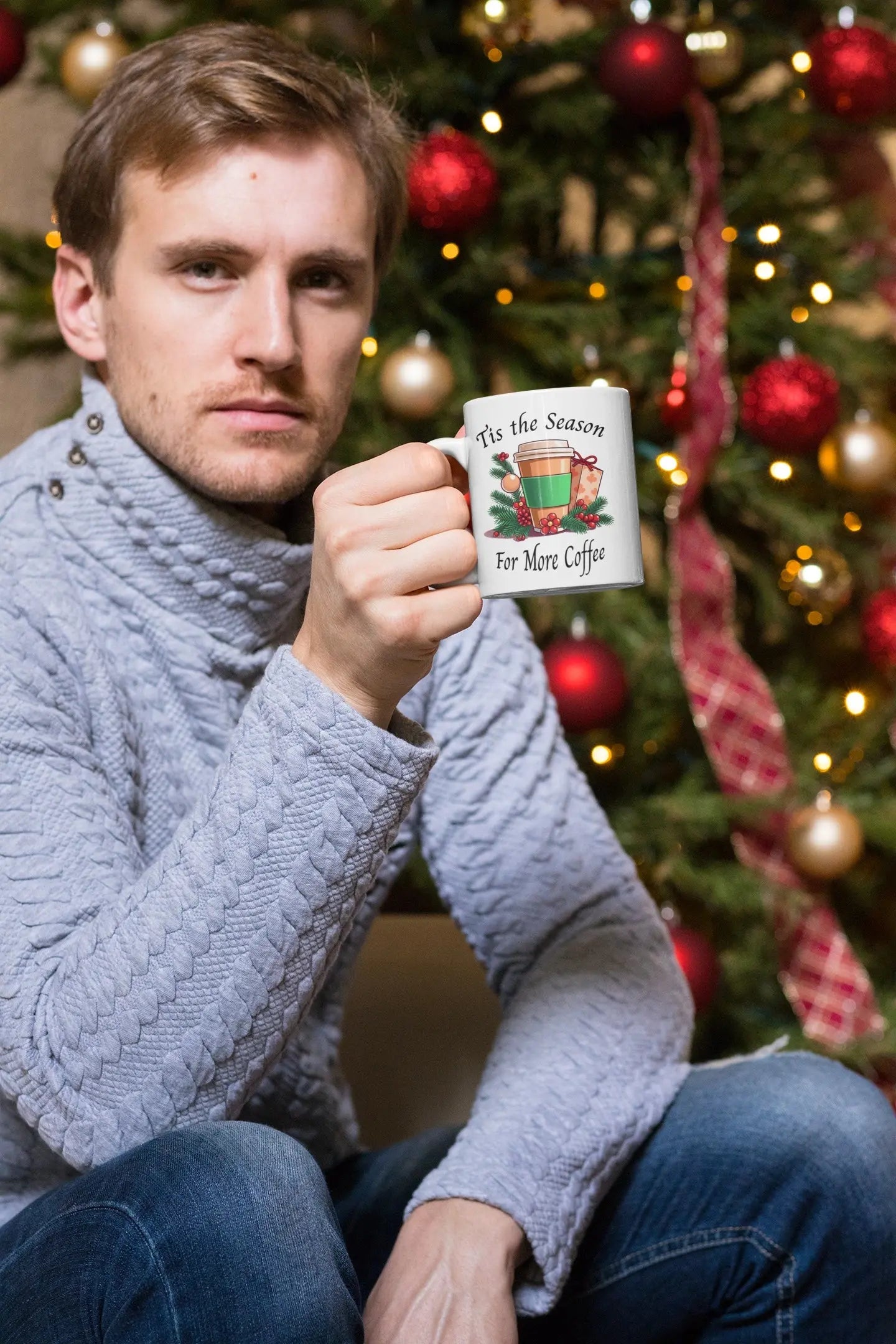 Coffee lovers christmas mug