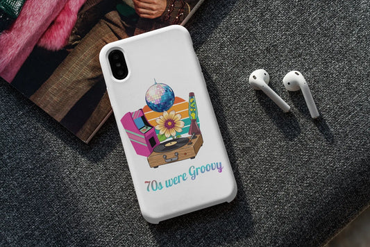 70s themed phone case