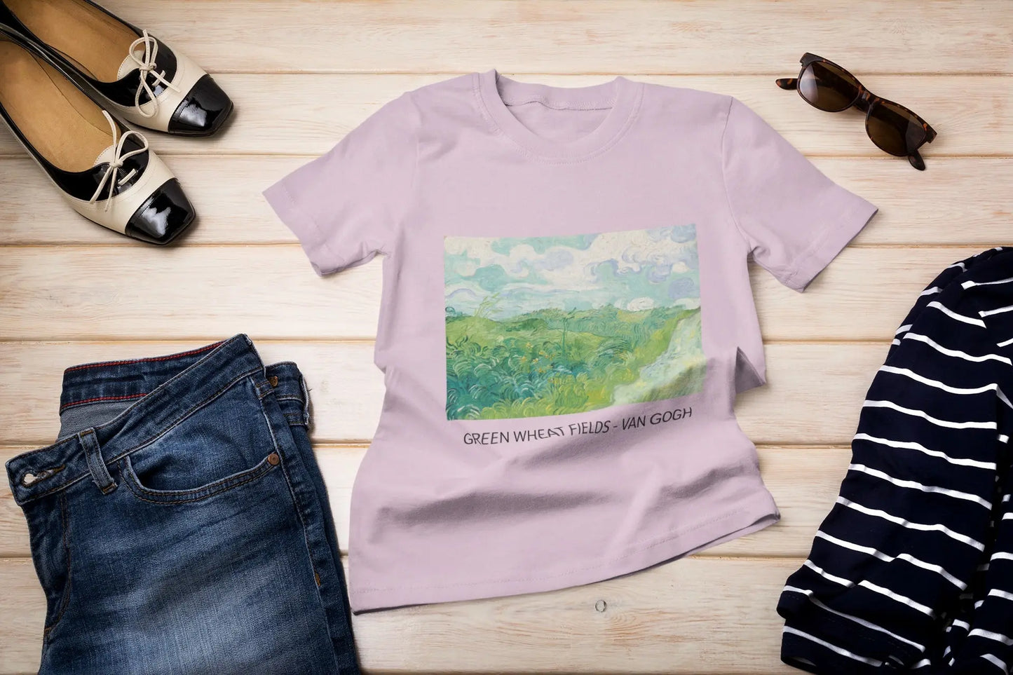 Vincent Van Gogh Wheat Fields Unisex Tshirt