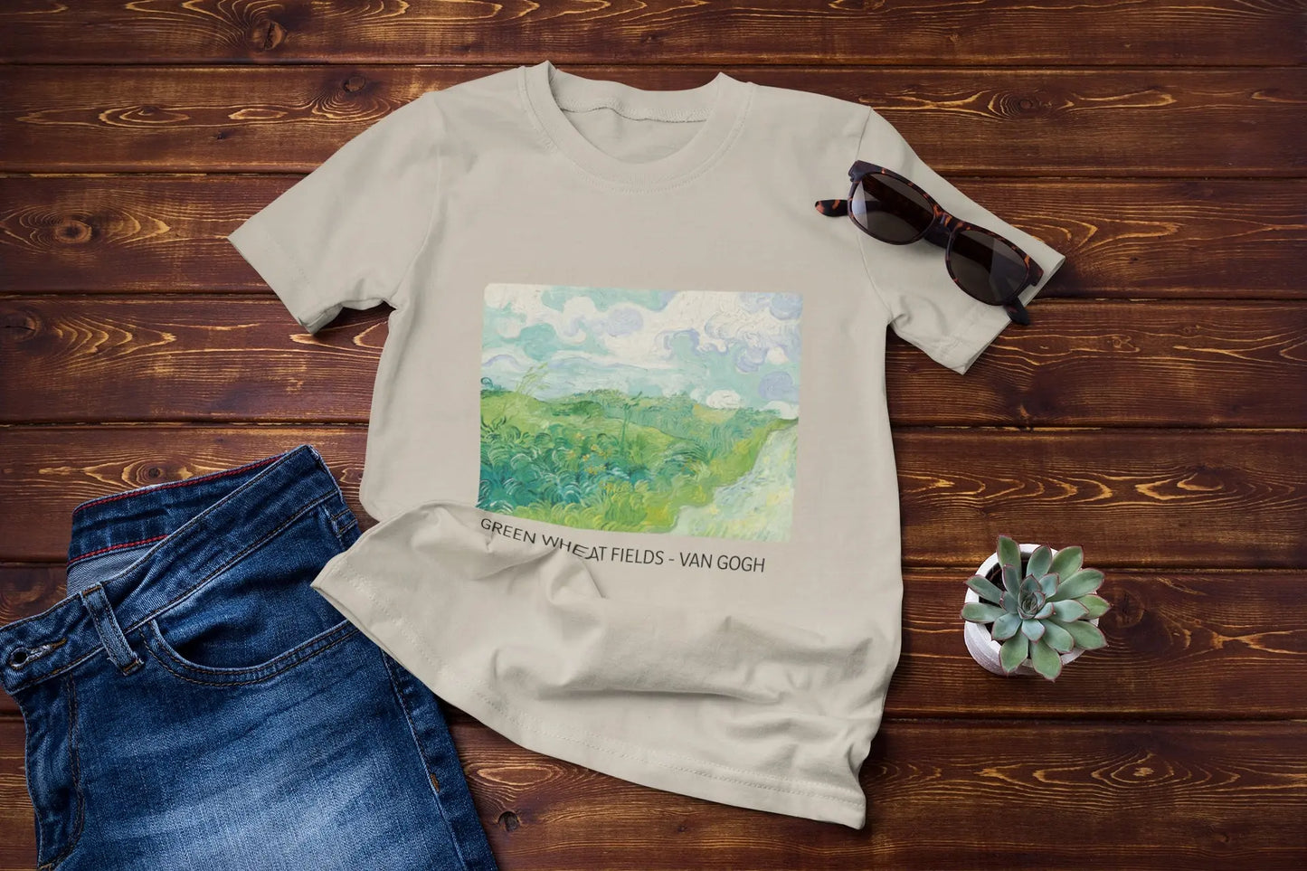 Vincent Van Gogh Wheat Fields Unisex Tshirt