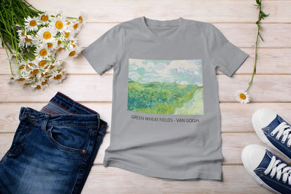 Vincent Van Gogh Wheat Fields Unisex Tshirt