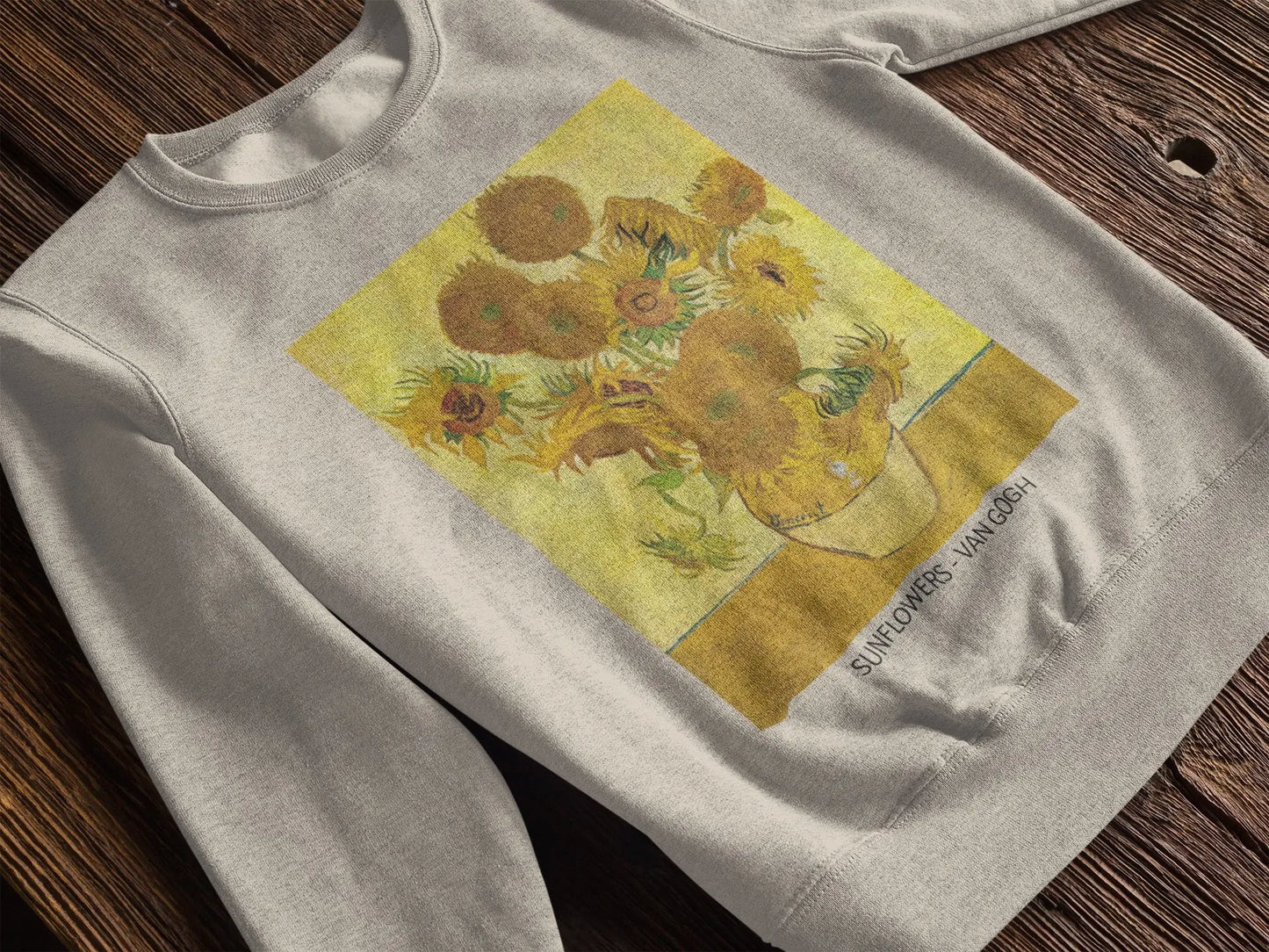 Sweatshirt featuring Van Gogh's Sunflowers