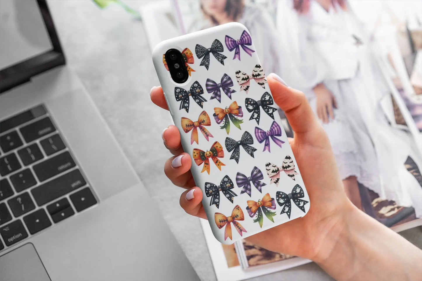 Halloween Bows phone case