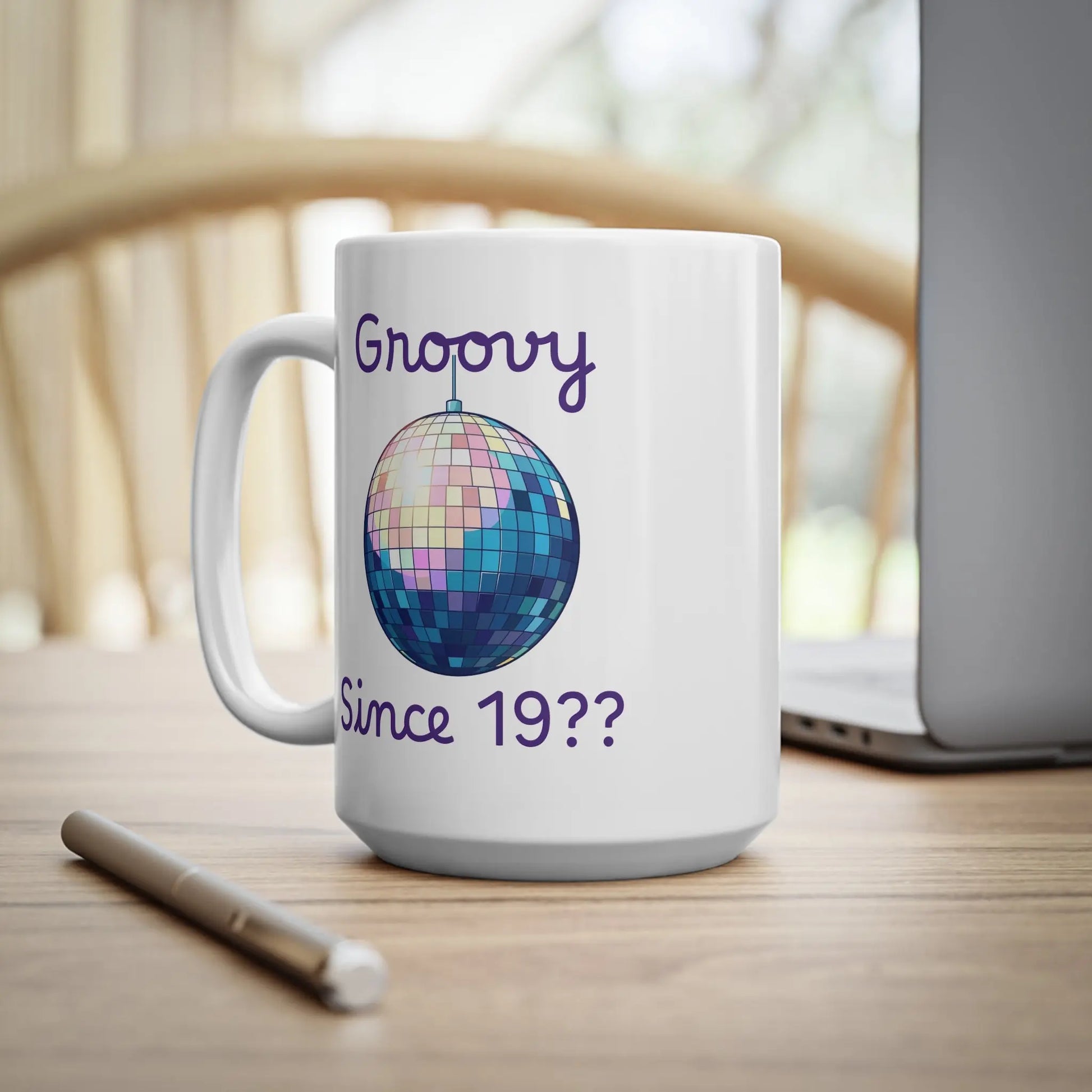 Personalised disco ball mug