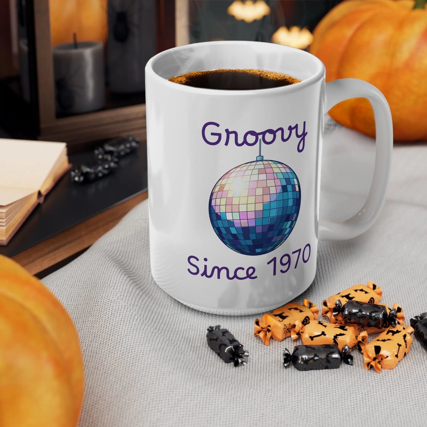 Personalised disco ball mug